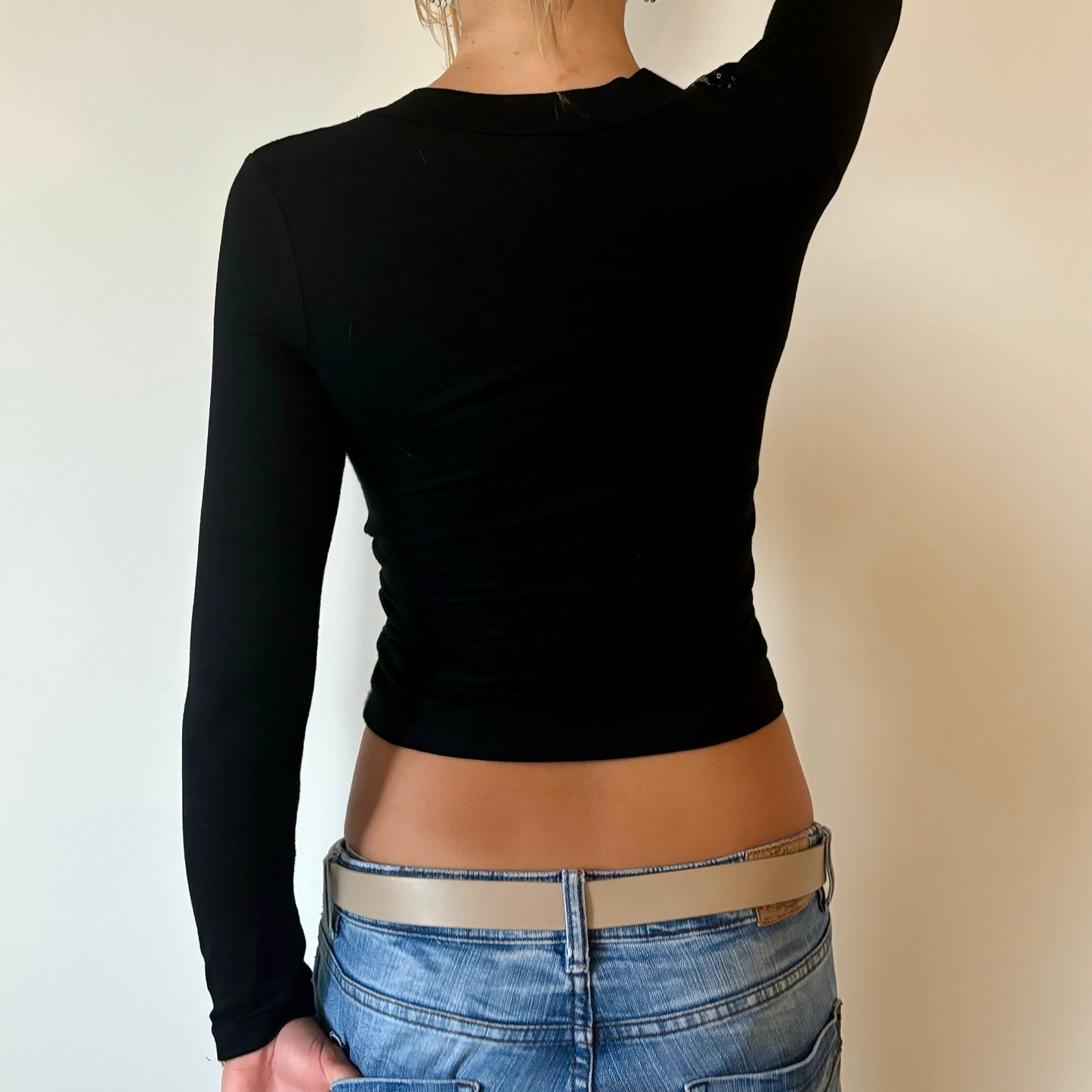 Long Sleeve Sequin Top