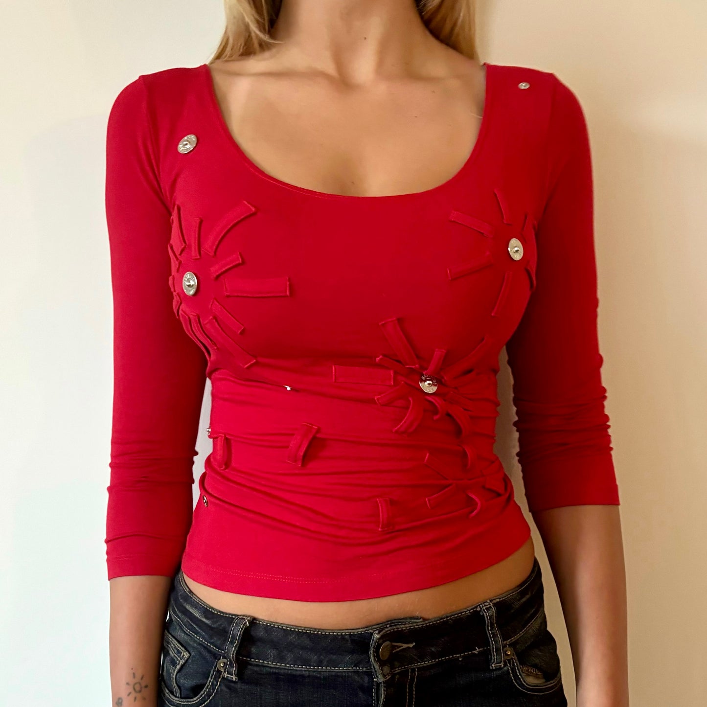 MOSCHINO red top